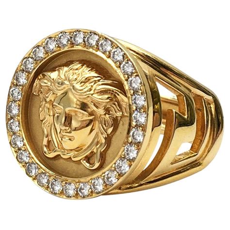 versace gold ring men|farfetch versace rings men.